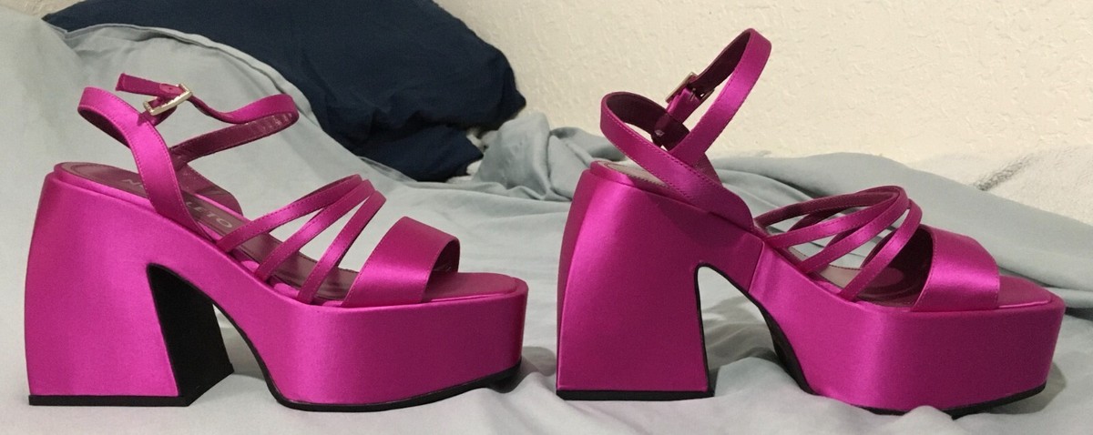 Nodaleto - Bulla Chibi Shocking Pink Satin size 38 | eBay