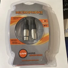 New 5 Foot Live Wire Advantage Microphone Cable