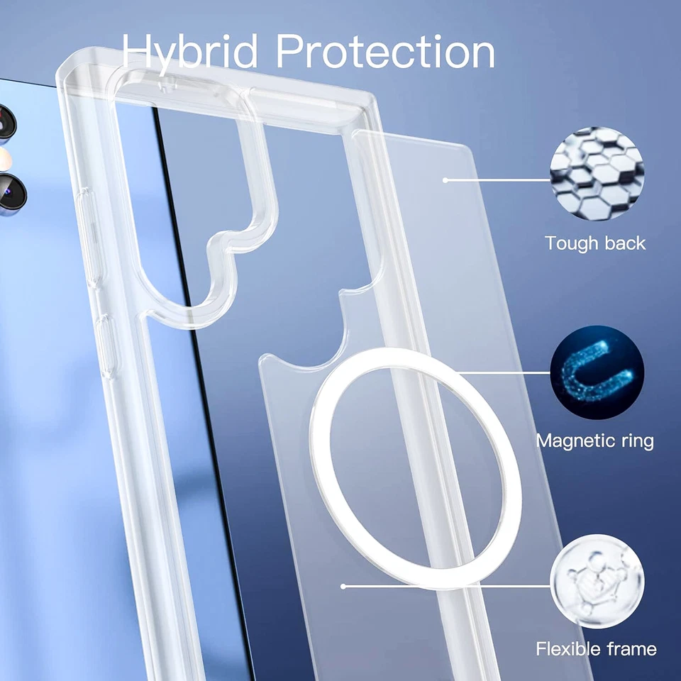 For Samsung Galaxy S25 Ultra S24 S23 S22 Plus S21 Fe S20 Case Phone Cover +Glass - Image 2 of 4