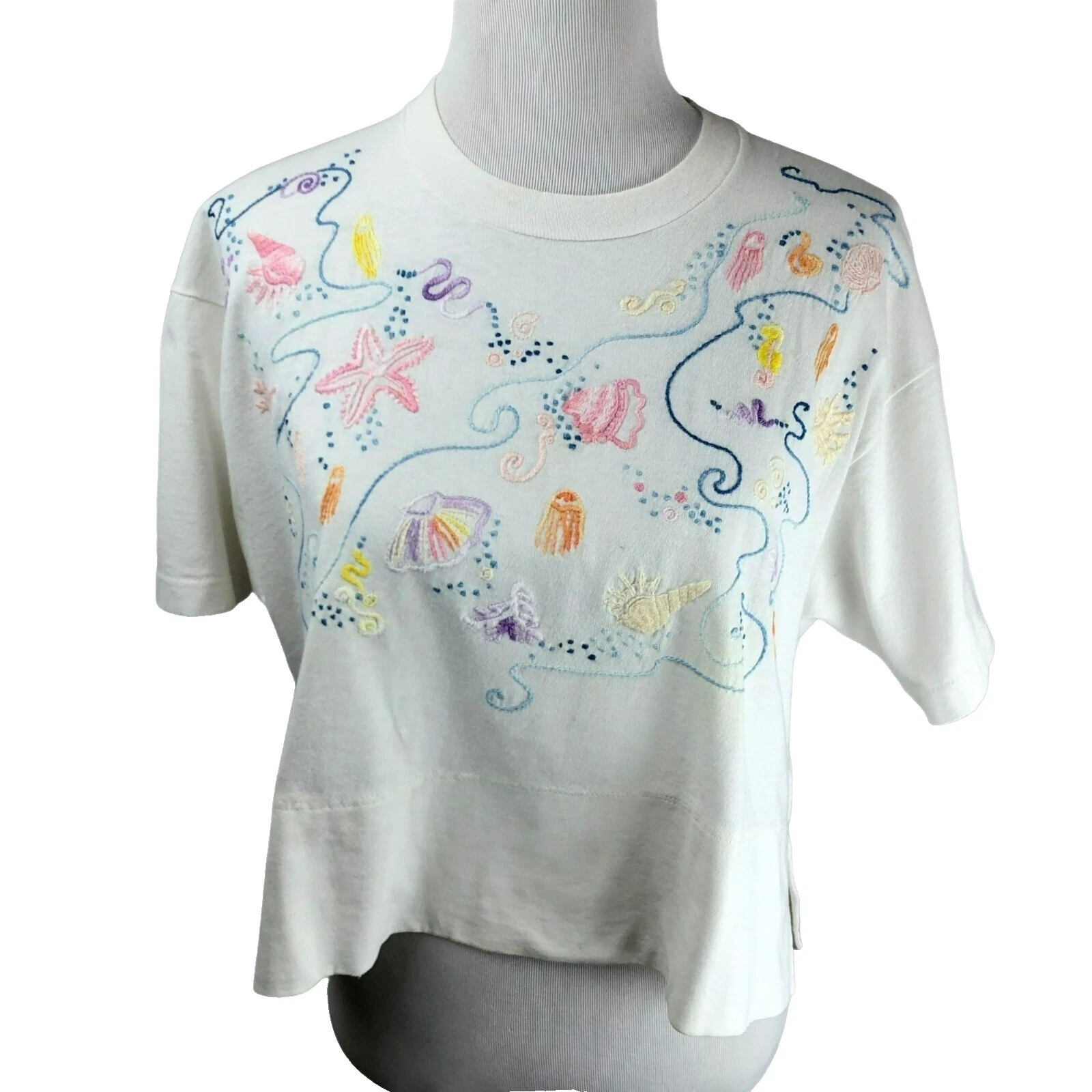 Top Vintage Casual De Algodón Para Mujeres