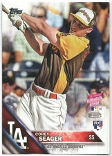 2016 Topps Update Series COREY SEAGER RC Rookie Card #US205. rookie card picture