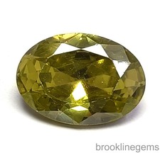EGL Certified 9.75 Carat Natural Green Garnet Oval Shape Loose Gemstone 5DSA