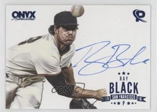 2016 Onyx Platinum Elite Blue Auto /200 Ray Black #RB-PEA16 Auto