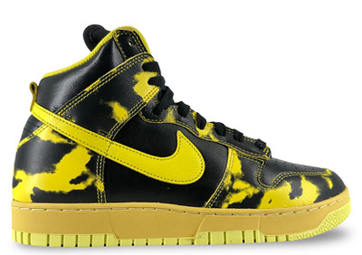 Size 10M/11.5W - Nike Dunk High 1985 SP Yellow Acid Wash DD9404-001 Brand New