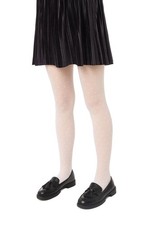 Conte Dotsy Kinderstrumpfhose 30 DEN 140-146 Bianco Punktmuster Verstärkt Bequem