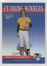 2005 Leaf Cy Young Winners Holofoil 23/350 Rollie Fingers #CYW7 HOF 0l2