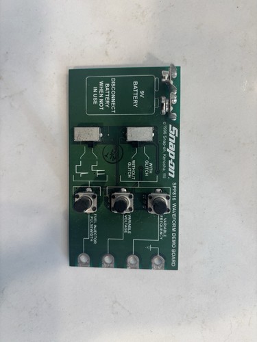Snap On Waveform Demo Board SPP816 Vantage Verus Zeus Scope Oscilloscope Pico