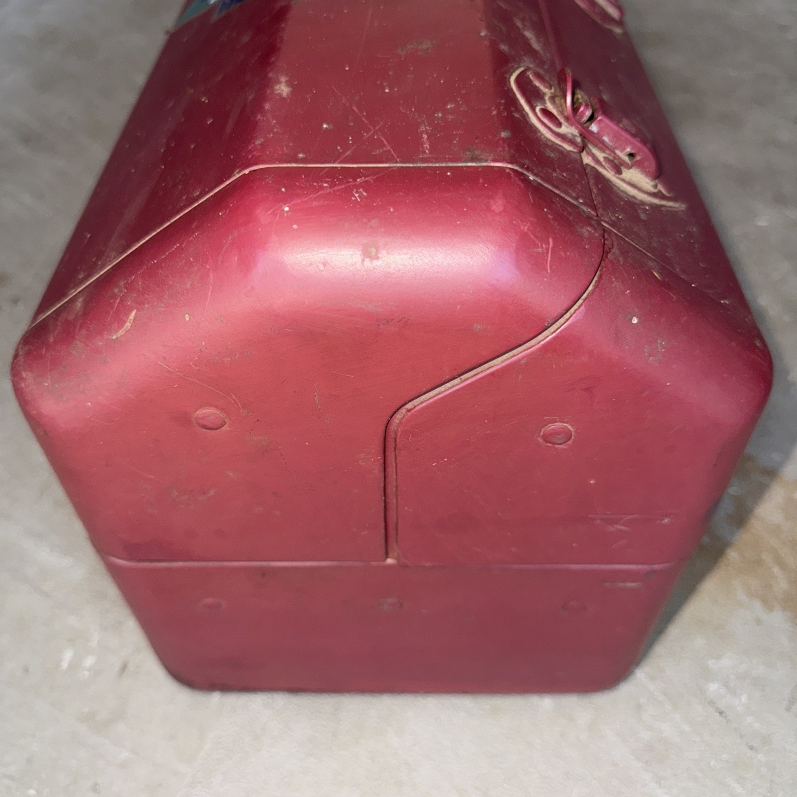 Vintage Simonsen Tackle Box Contents Large 19 X  10.5 X 8.5 Wood Lure Bobbers