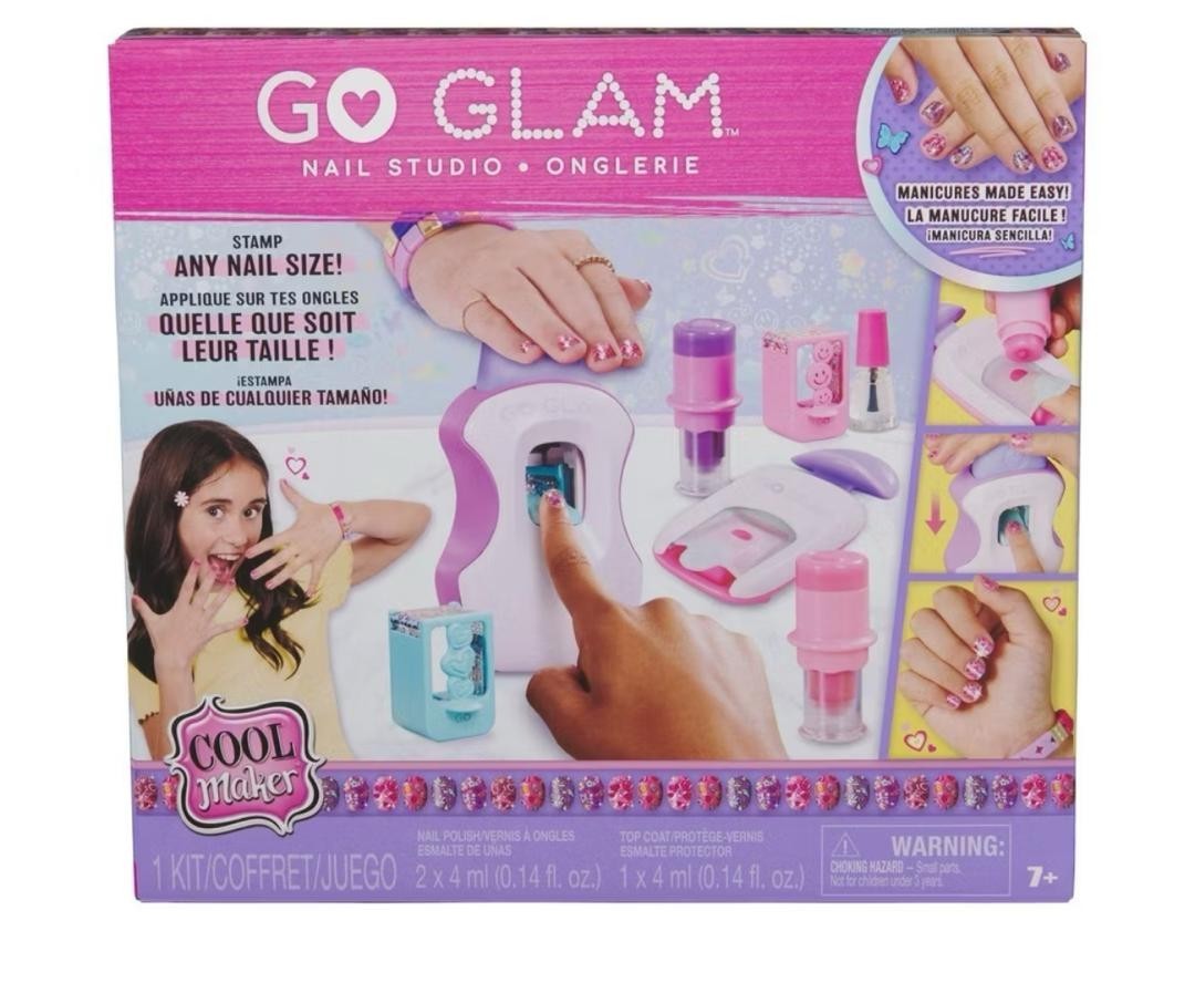 DIY Nail Studio - Cool Maker Go Glam Nail Stamper for Kids, Teens & Fashion Fun