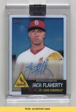 2020 Topps Clearly Authentic 1953 Reimagined 33/99 Jack Flaherty Auto READ 3c2