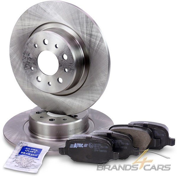 Atec Bremsscheiben Voll Ø276 + BremsbelÄGe Hinten FÜR Alfa Romeo 147 GTA 156 GT-image