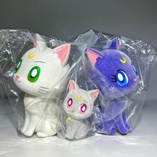 Juego de 3 figuras Sailor Moon Fluffy Puffy Luna Artemisa Diana