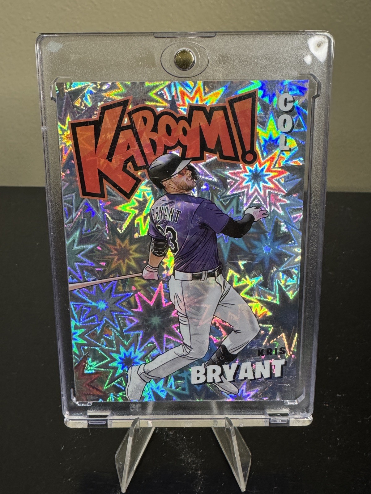 2022 Kris Bryant Panini absolute kaboom Colorado Rockies