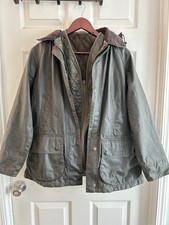 Women s Barbour Bedale US 6 With Hood And Lin...