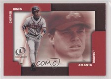 2004 Fleer Legacy Chipper Jones #15 HOF 0e1