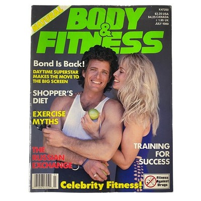 Natural Body & Fitness Magazine July 1989 Vol 2 No. 1 Steve Bond & Wife Cindy VG