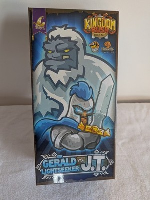 Brettspiel Kingdom Rush - Gerald Lightseeker vs. J.T. - NEU - OVP - SEALED
