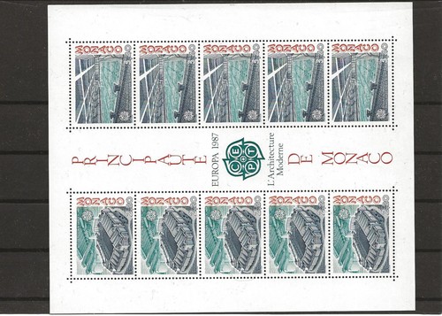 Monaco - 1987 Block Moderne Architektur Nr. 37 postfrisch **Küste 30 Euro