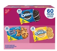 Nabisco Sweet Treats Cookie Variety Pack OREO & CHIPS AHOY (60 pk.)