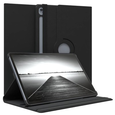 Schutzhülle für Samsung Galaxy Tab S10 FE Plus 360° Grad Case Kunstleder Schwarz