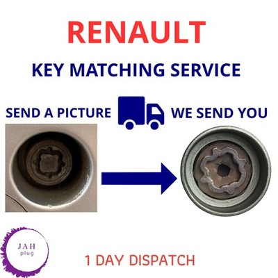 SECURITY MASTER LOCKING WHEEL NUT KEY BOLT MATCHING SERVICE FOR RENAULT MEGANE