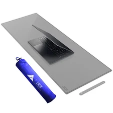 40" x 16" PU Leather Desk Pad Blotter Extended Gaming Computer Mouse Pad Wate...