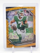 JUSTIN FIELDS 2025 PANINI PRIZM CHOICE GOLD /10 #218 NEW YORK JETS Q5384