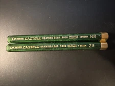 Faber Castell Green Tubes Drawing Leads 9030 HB And 2H