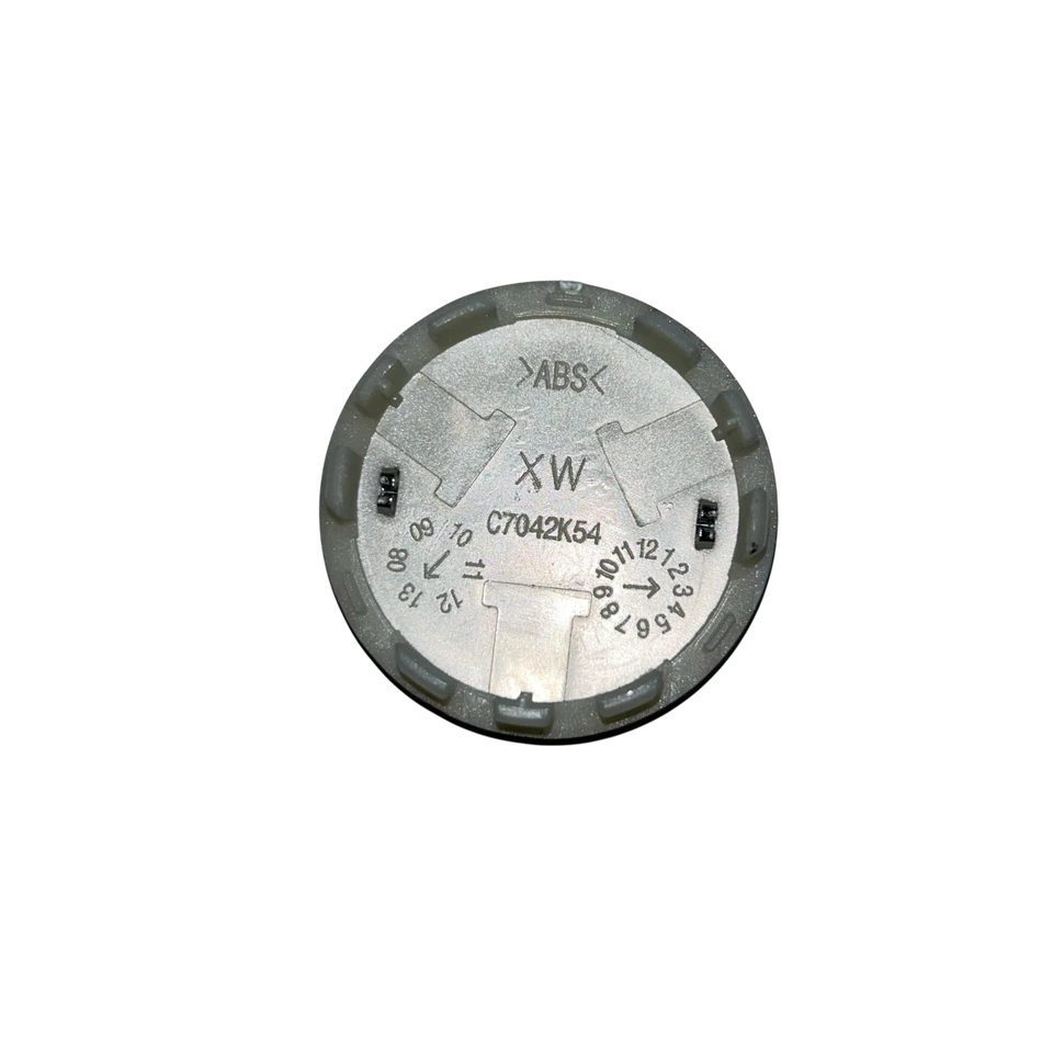 Juego de 4 tapas centrales de rueda cromadas plateadas con logotipo de 54 mm para Nissan Rogue Sport Quest Foto 4 de 4