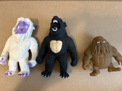 Vintage Stretch Monster Mold Monster Wolf Man King Kong Gorilla lot 3
