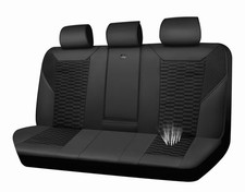 CAR PASS 3D Schiuma Rete Pelle Schienale Panca Coprisedili Auto,Sedile Posteriore Traspirante...