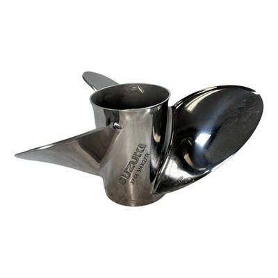Suzuki Marine 3 x 14 3/4 x 23R, Stainless Steel Propeller - RH, OEM