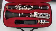 Bb Clarinet, B Flat Beginner Student Clarinet Bb Nickel-Plated for School Band