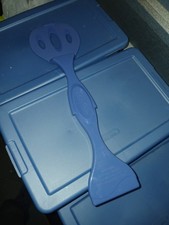 Ultimate Easy Bake Oven Replacement Blue Plastic Spatula Pusher Only