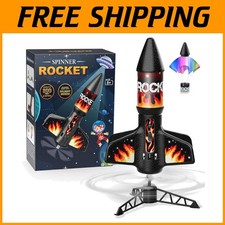 Kids Rocket Launcher Toy, Air Rocket Model with Parachute