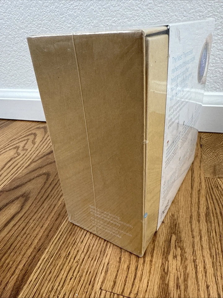 SEALED: Google Nest 3rd Generation Programmable WiFi Thermostat - Copper T3021US - Image 3 of 4