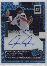 2022 Donruss Optic Carolina Blue Velocity Prizm 25/49 Aaron Ashby Rookie Auto RC