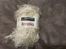 1 Knäuel Schachenmayr Brazilia – Beige / Cream – 50 g – Fransengarn