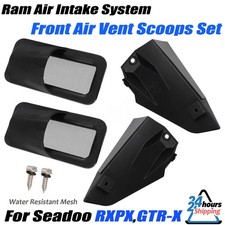 For Seadoo Ram Air Intake System Front Air Vent Scoops Set of 2 For RXPX GTRX US