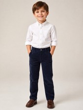 Jane and Jack Kids Navy Velour Pants Size 6 Soft Velvet Dress Pull On