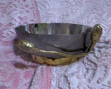 Michael Aram Metal Olive Branch Nut Dish Catch All Bowl Dish