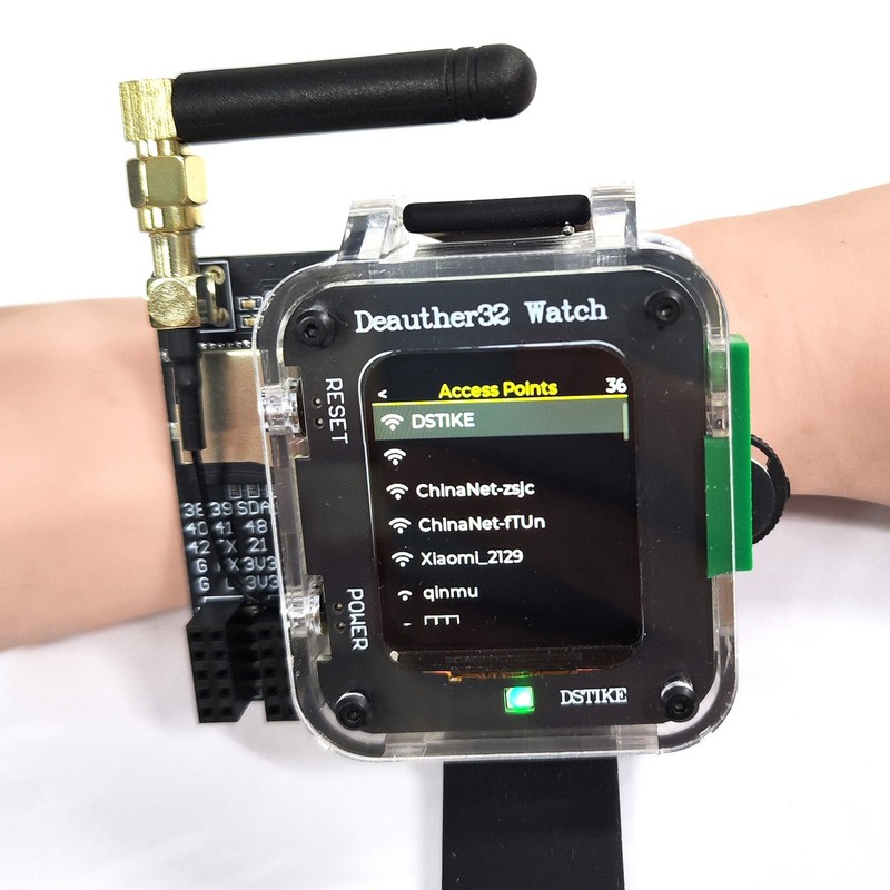 DSTIKE Deauther 32 Watch SE V2 ESP32-S3 IoT Programmable Geek Development Watch