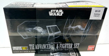 BanDai 1:144 Scale Star Wars Tie Advanced & Tie Fighter Set New Boxed Model Kit