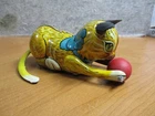 VINTAGE 1940'S MARX TIN LITHO WIND UP TOY  'ROLL OVER CAT '  TOY-ANTIQUE IN BOX-