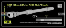RFMRM2094 1:35 Rye Field Model M284 155mm L/39 Gun Barrel for M109A6/A7 Paladin