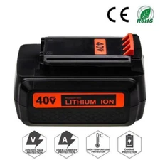 Replacement3000mAh 40V Lithium Battery for Black and Decker 40V LBX1540 LBX2040 