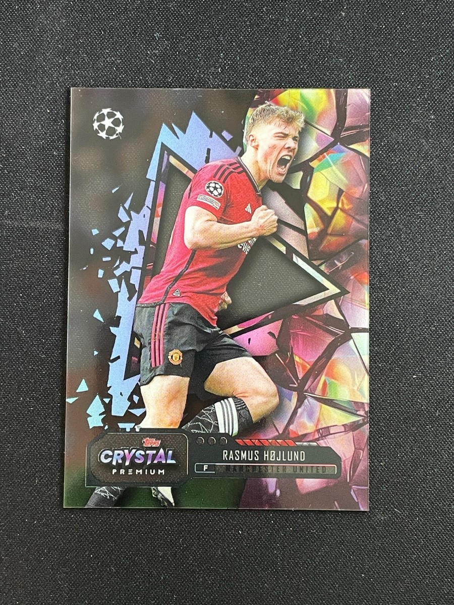 23-24シーズン　ホイルンド Rasmus Hojlund 2023-24 Topps Crystal Premium UEFA #52 | eBay