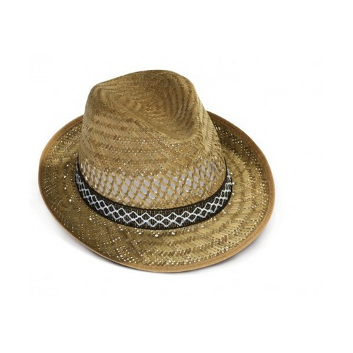 CAPPELLO UOMO ALPINETTO IN PAGLIA 100% NATURALE SOLE SPIAGGIA MARE | eBay
