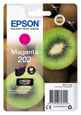 Epson Original Tinte Patronen 202 Kiwi Expression Premium XP 6000 6005 6100 6105