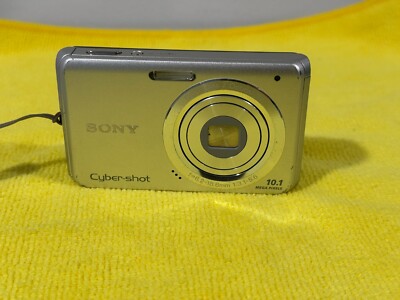 Sony cybershot 10.1 MP DSC-W180 in silver, good condition | eBay